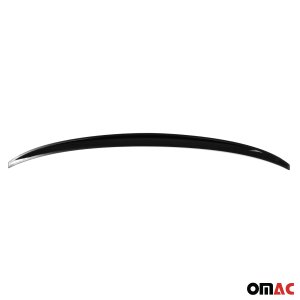 Hyundai Accent Trunk Spoiler - Omac - Plastic - Piano Black - '12-'17